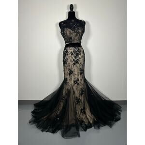 Envious Couture Prom by Karishma Creations 2 Piece Mermaid Prom Dress Sze 12